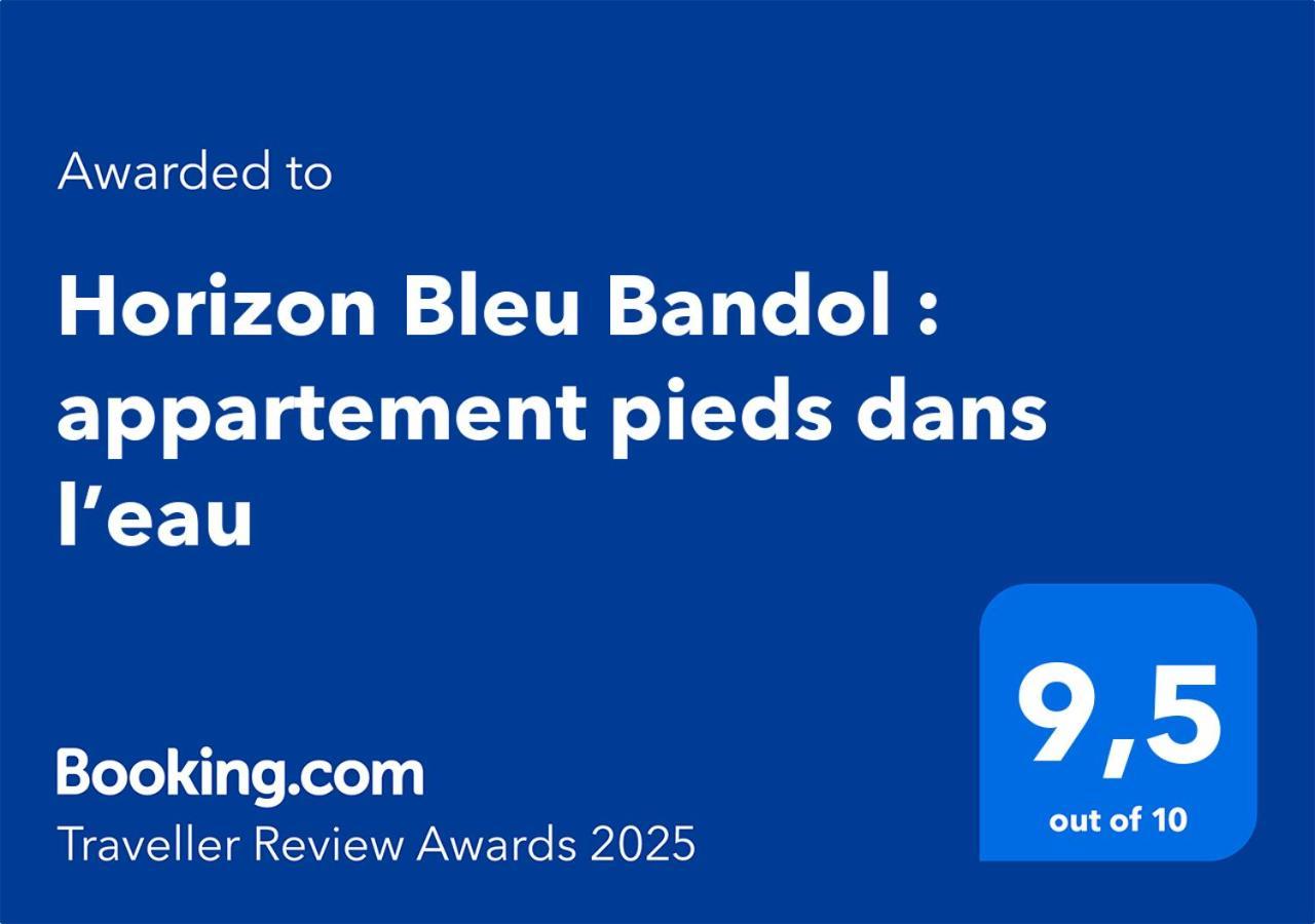 Horizon Bleu Bandol : Appartement Pieds Dans L'Eau Eksteriør billede