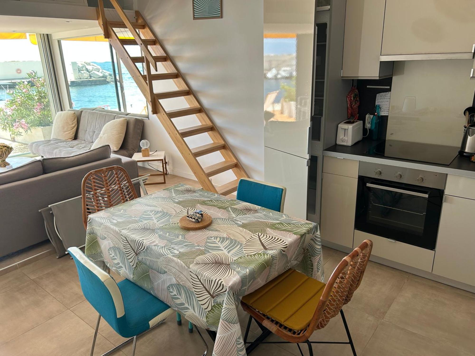 Horizon Bleu Bandol : Appartement Pieds Dans L'Eau Eksteriør billede
