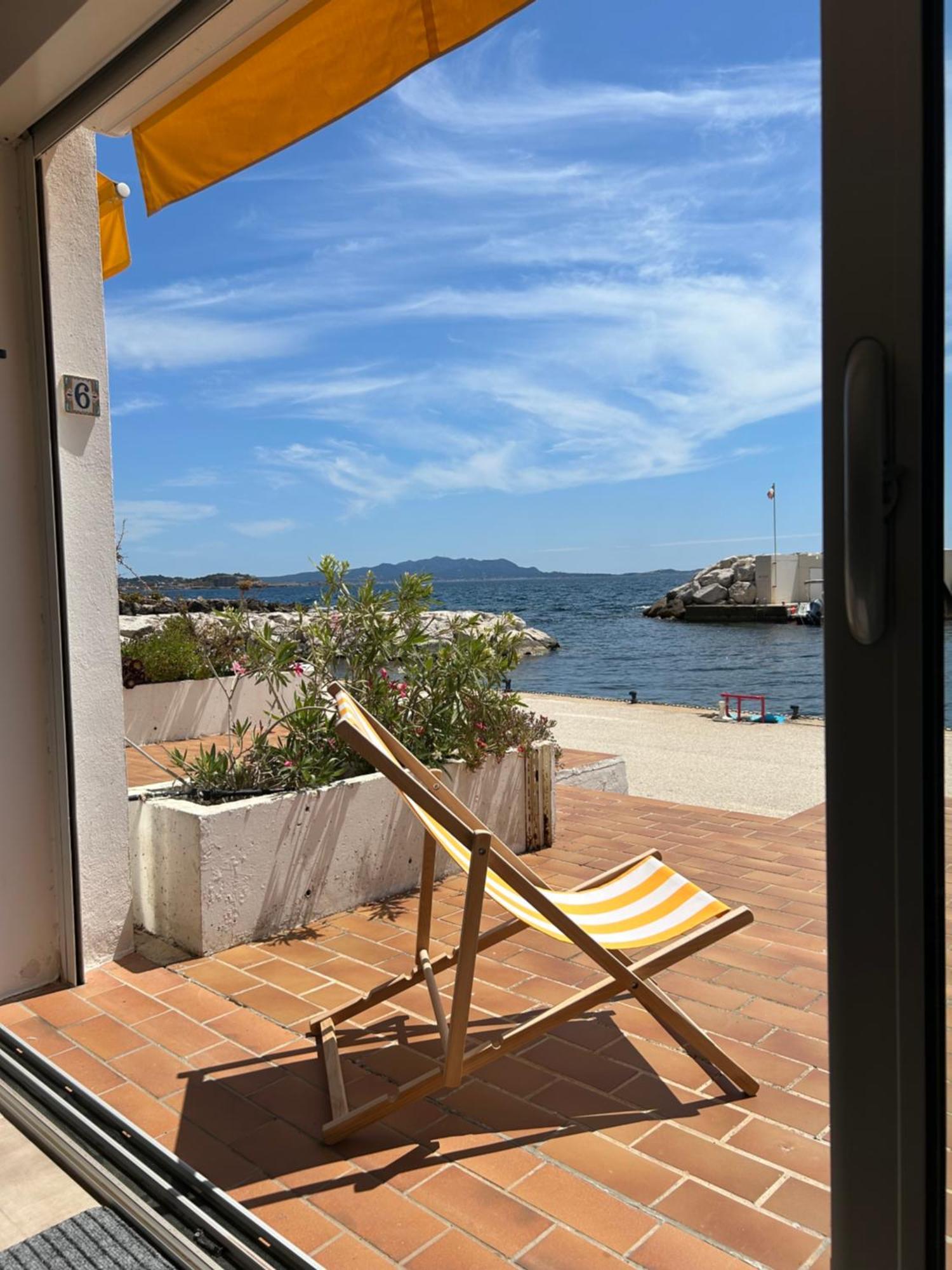 Horizon Bleu Bandol : Appartement Pieds Dans L'Eau Eksteriør billede